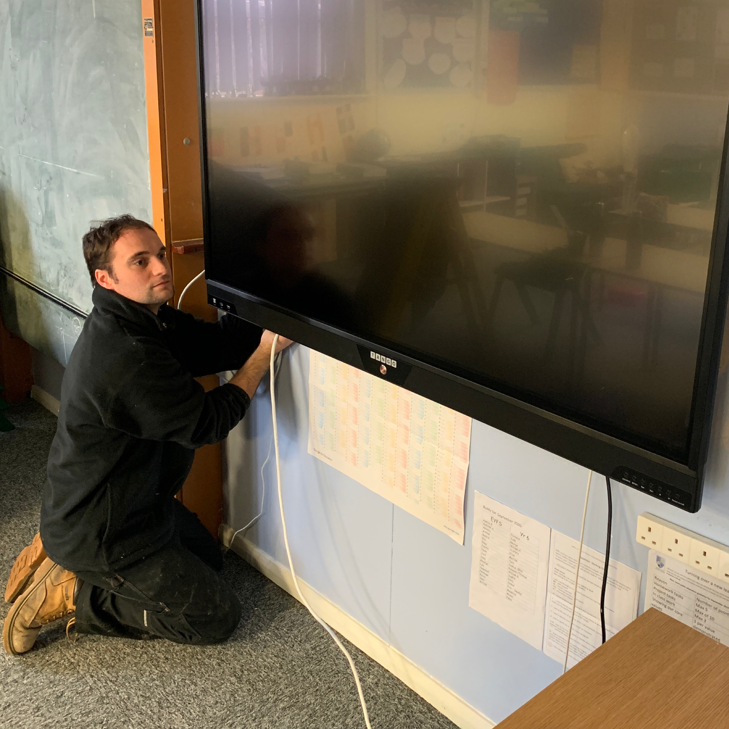 Bowland roll out new state of the art touchscreens to Lancashire County Council schools.