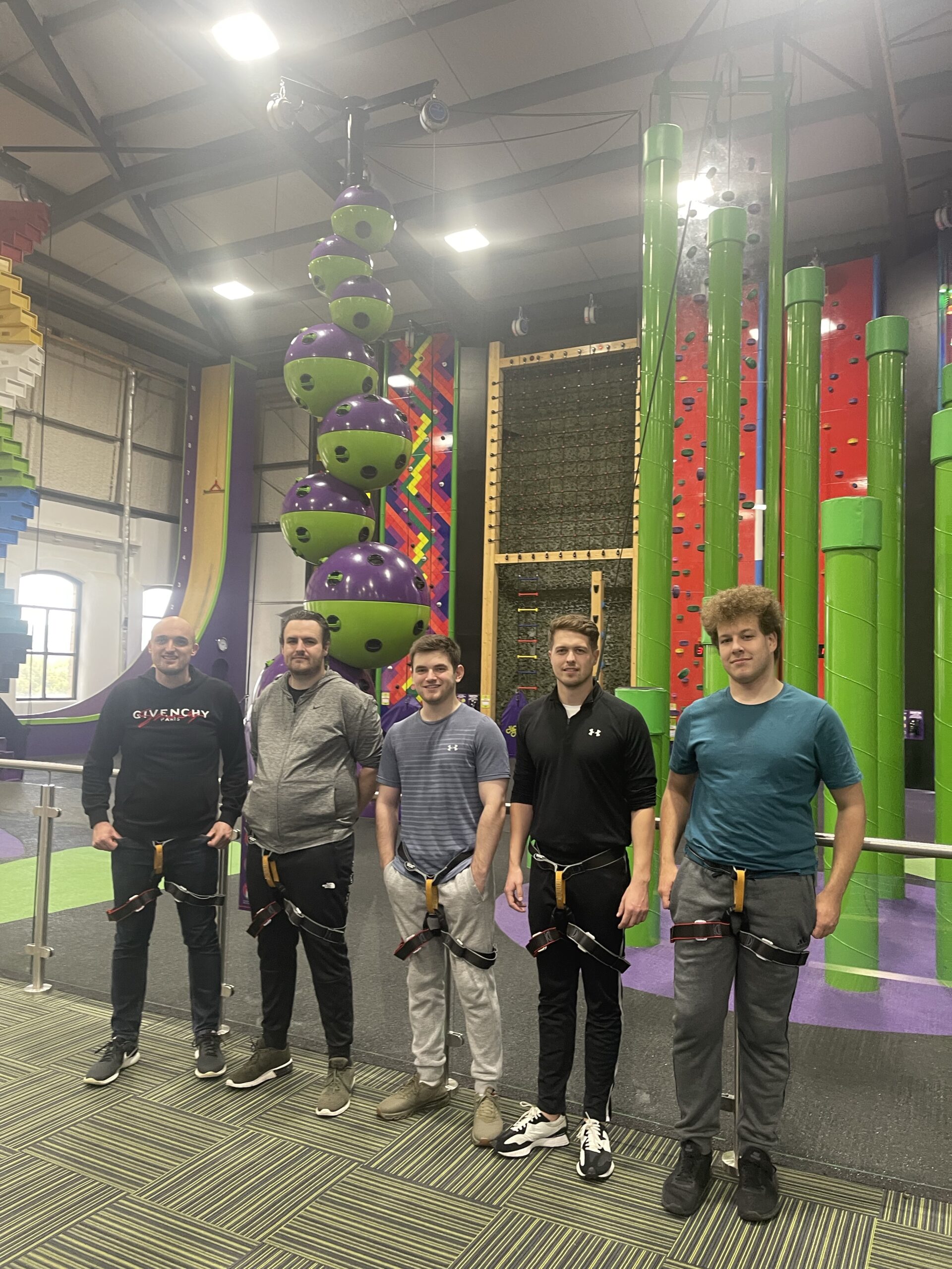 Team Building Event for Bowland’s Helpdesk Team at Clip ‘N Climb
