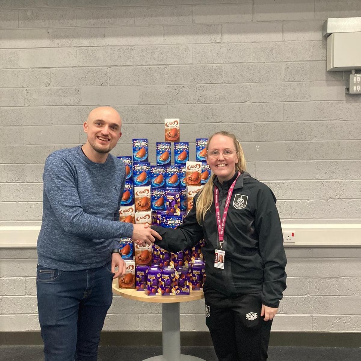 Easter Eggs for Burnley FC in The Community Activity Camps